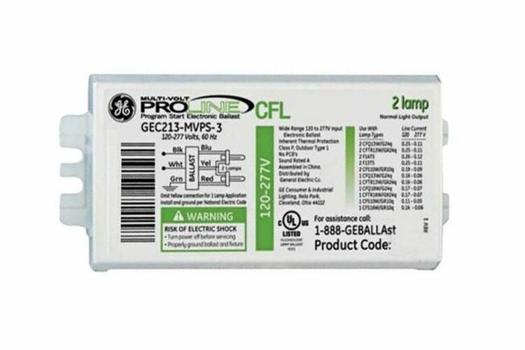 GEC226-MVPS-3W High Frequency Multi-Volt Electronic Ballast, 26 W Lamp, 120 to 277 VAC, Rapid, 1.15 Ballast Factor