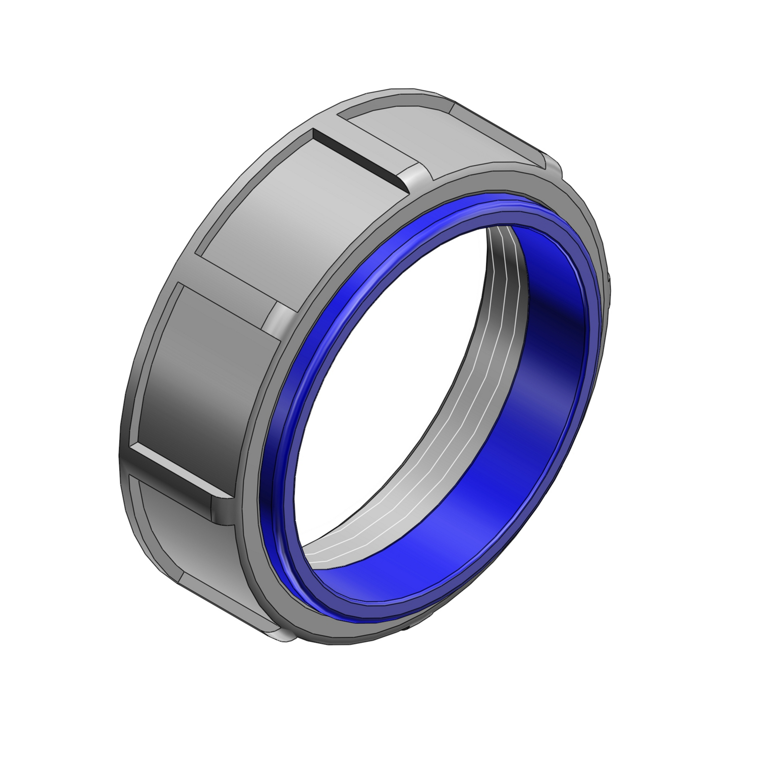 1226 T&B Rounded Conduit Bushing, 1-1/2 in Trade, Steel