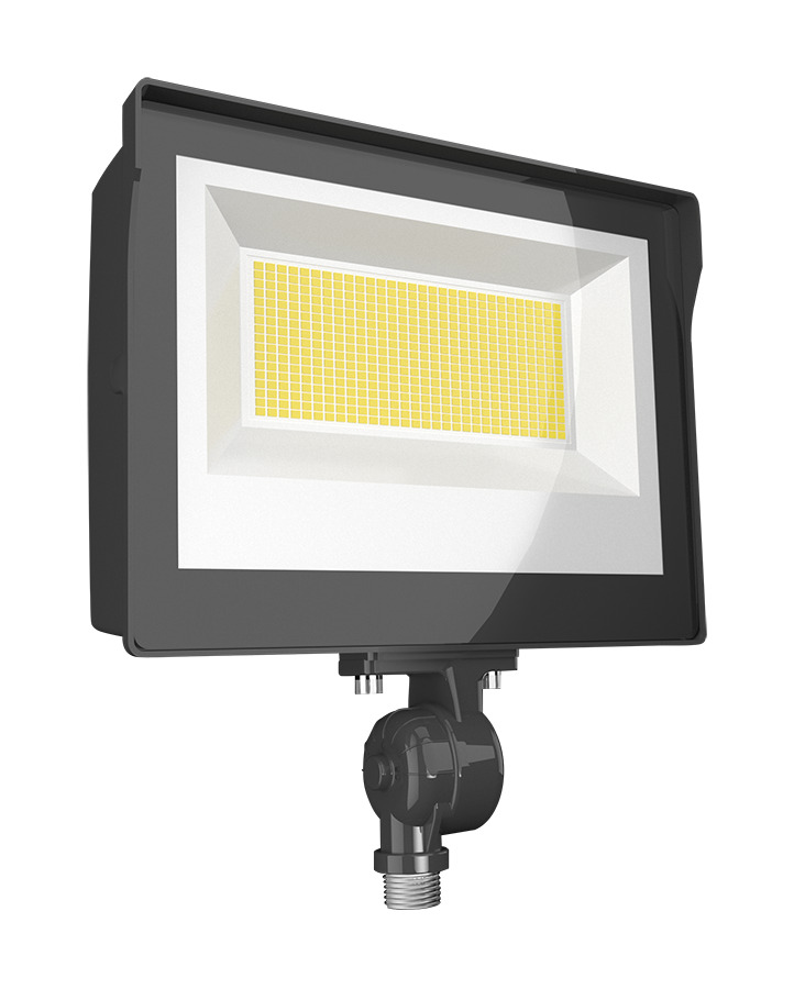 X17XFU60 X17 Adjustable Floodlight Fixture, LED Lamp, 30 W Fixture, 120, 208, 240, 277 V, Bronze Housing