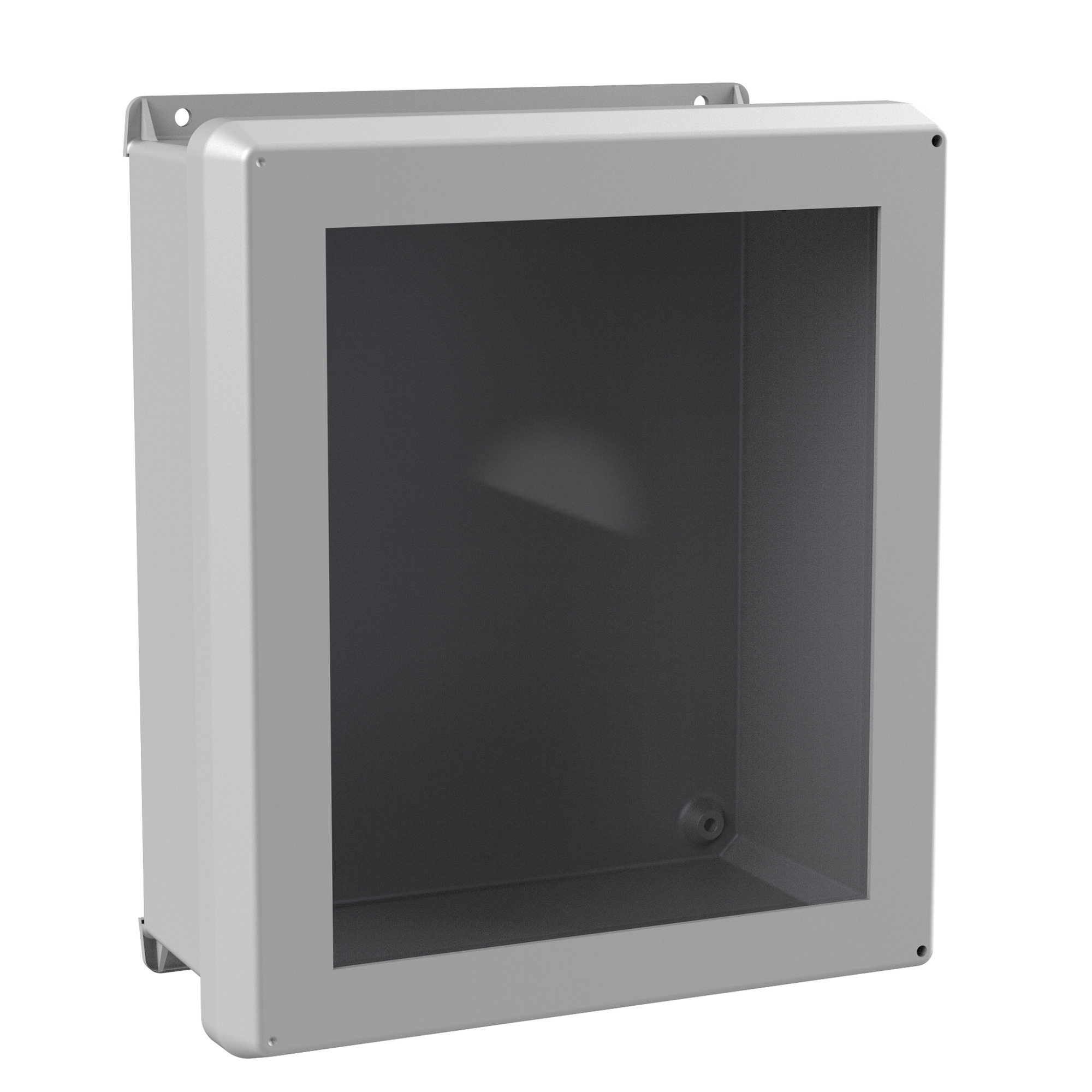 HJB1412HWPL2LG Enclosure, 15.32 in L x 13.3 in W x 6.7 in D, NEMA 4X/IP66 NEMA Rating, Fiberglass