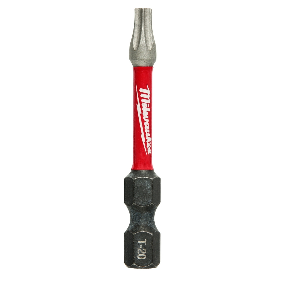 48-32-4484 Shockwave Impact Duty Impact Power Bit, T20 Torx Point, 2 in OAL, 1/4 in, Steel