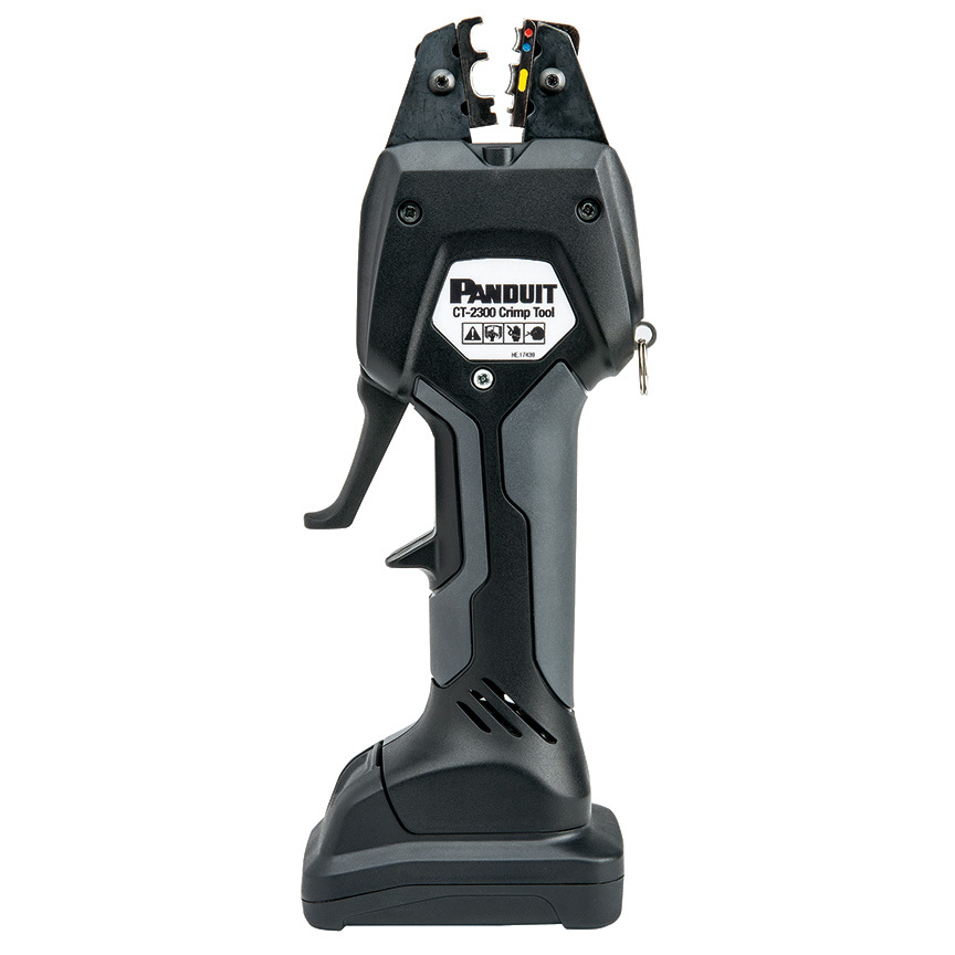 CT-2300/ST BlackFin Battery Powered Kit Micro Crimping Tool Kit, 22 to 10 AWG Crimping, 15 kN Crimping, Li-Ion Battery, 10 in OAL