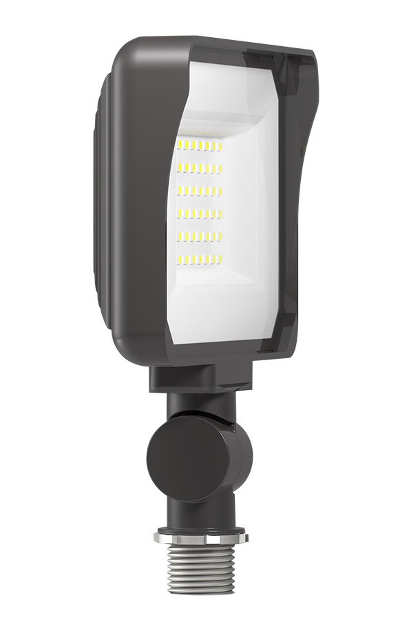 X34-25L/120 Floodlight Fixture, LED Lamp, 23.8 W Fixture, 120 V AC, Bronze Housing