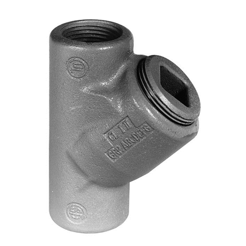 EYS3 Unilets Dust-Ignitionproof Explosionproof Raintight Conduit Sealing Fitting, 1 in, For Use With IMC/Threaded Rigid Metallic Conduit, Grayloy-Iron, Triple Coated