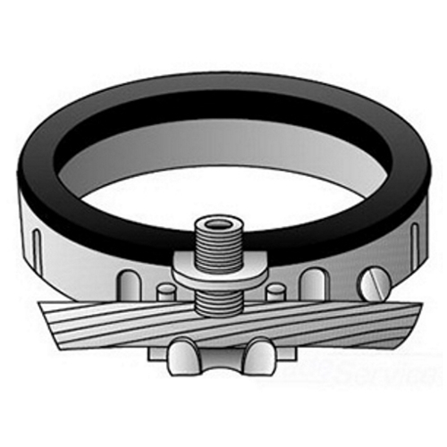 ABLG-1504 Copper Plus Lay-In-Lug Type ABLG Grounding Bushing, 14 to 4 AWG AC Cable, 1-1/2 in Trade, Copper Free Aluminum