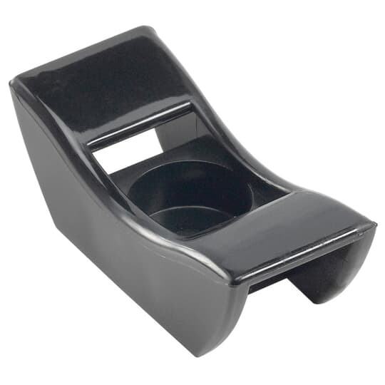 TC5357 Ty-Rap Heavy Duty Mounting Cradle, Threaded Mount, 1/2 in W Tie, Nylon/Polyamide 6.6, Black