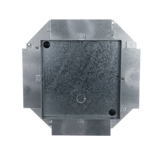 665-SC Steel City Recessed Service Floor Box With Knockout, Stamped Steel, 126 cu-in Capacity, 4 Gangs, 4 Outlets, 28 Knockouts, 12-1/8 in L x 12-1/8 in W x 3-1/2 in H