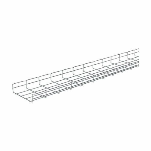 FT2X12X10ELG Flextray Straight Wire Basket, 2 in D Loading, 10 ft L x 12 in W, Steel