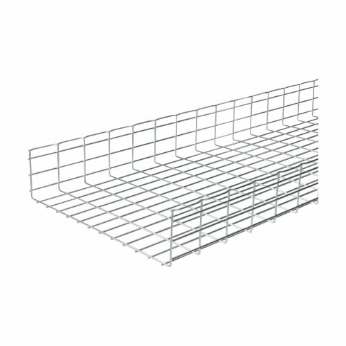 FT6X18X10ELG Flextray Straight Wire Basket, 6 in D Loading, 10 ft L x 18 in W, Steel