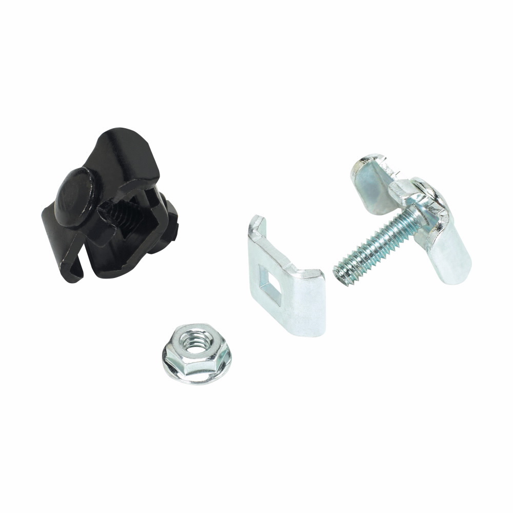 Flextray splice and splice kit, Washer stud and finned nut included, Steel, Washer split kit