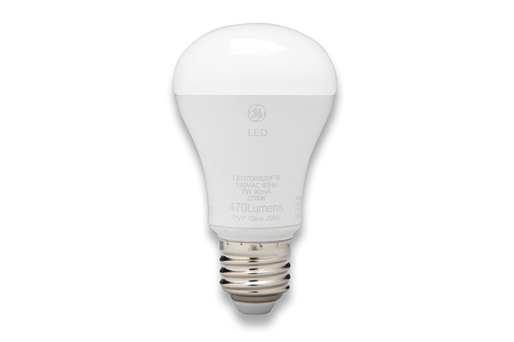 LED7DR20/830 Dimmable LED Reflector Lamp, 7 W, E26 Lamp, R20 Shape, 470 Lumens