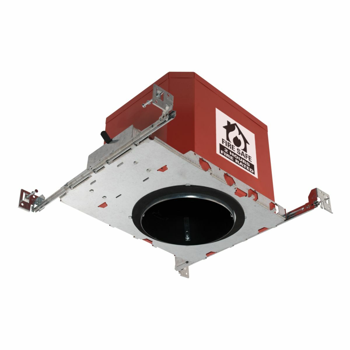 H750FR2ICAT Halo Fire Safe New Construction Light Housing, LED Lamp, 120 V, 6.38 in Ceiling Opening, Galvanized Steel Housing