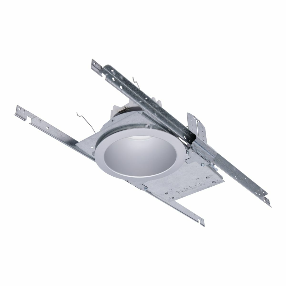 HC610D010 Halo Commericial HC6 New Construction Remodel Universal Downlight Housing, LED Lamp, IC Insulation, 120 to 277 V AC, 5.63 in Ceiling Opening, Galvanized Steel Housing