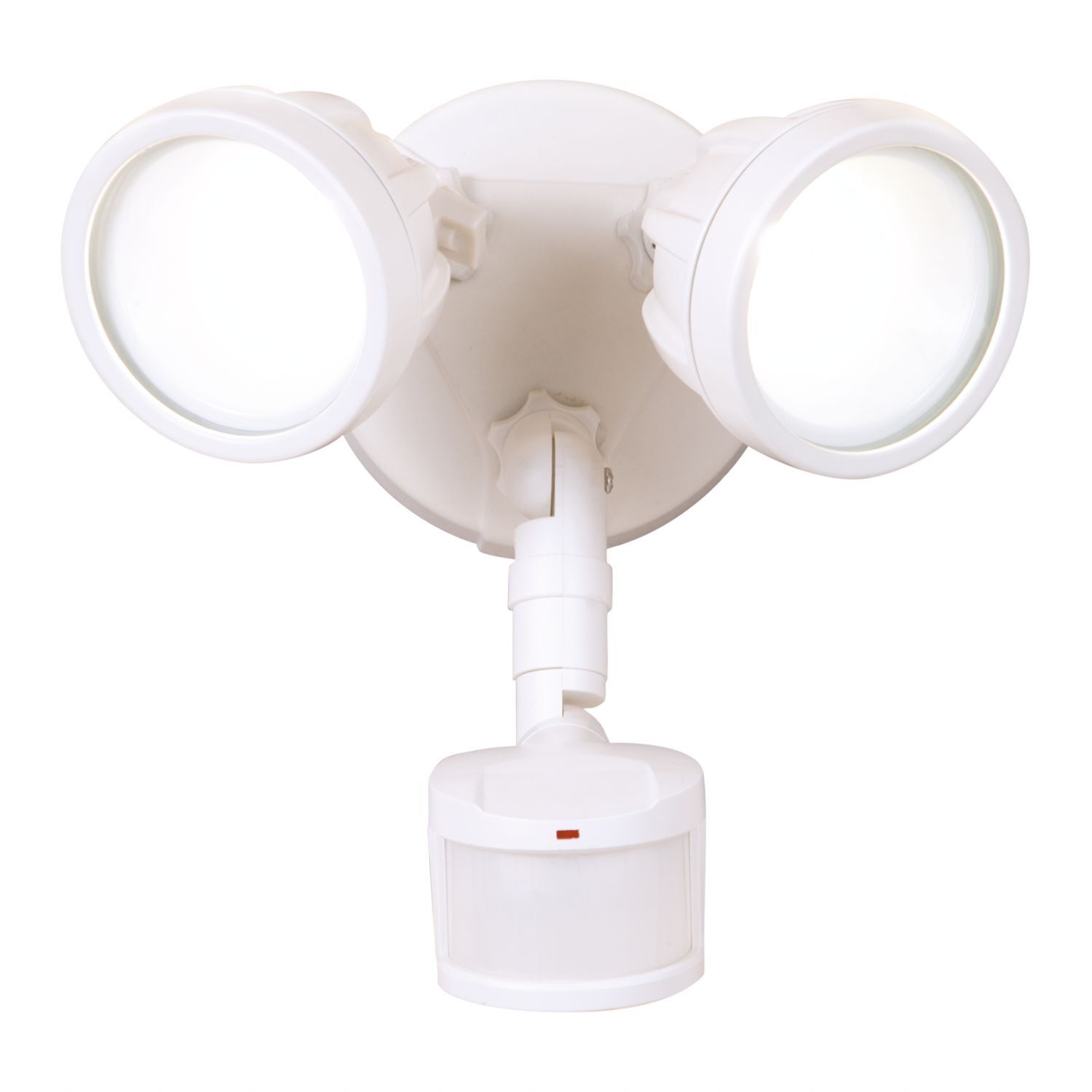 MST18R17LW Motion Activated Floodlight, (2) LED Lamp, 120 V AC, Die Cast Aluminum Housing