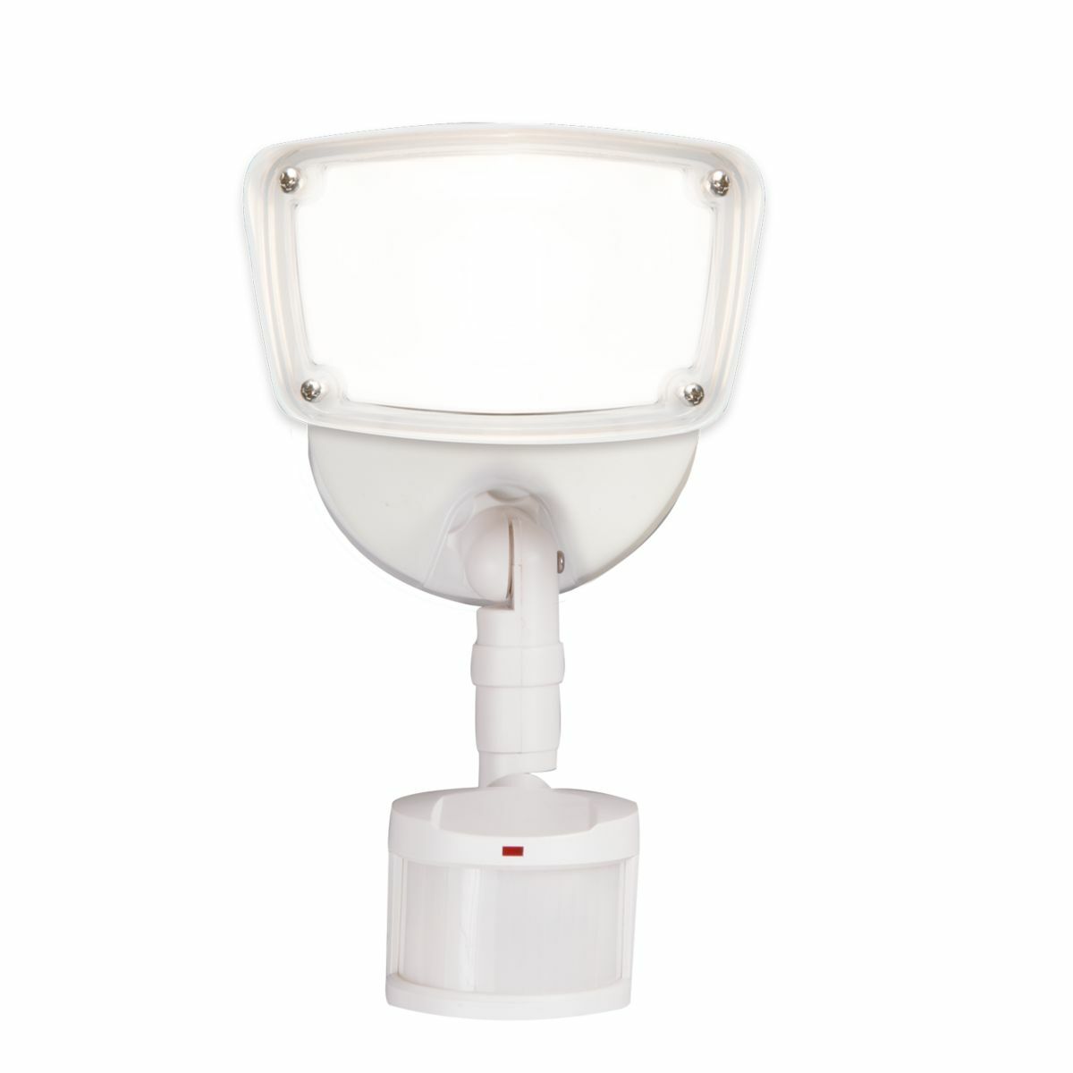MSS153T18W Halo Small Single Head Floodlight With SeleCCTable 3 Colors Switch and Motion Sensor, (1) LED Lamp, 17.3 W Fixture, 120 V AC, Die Cast Aluminum Housing