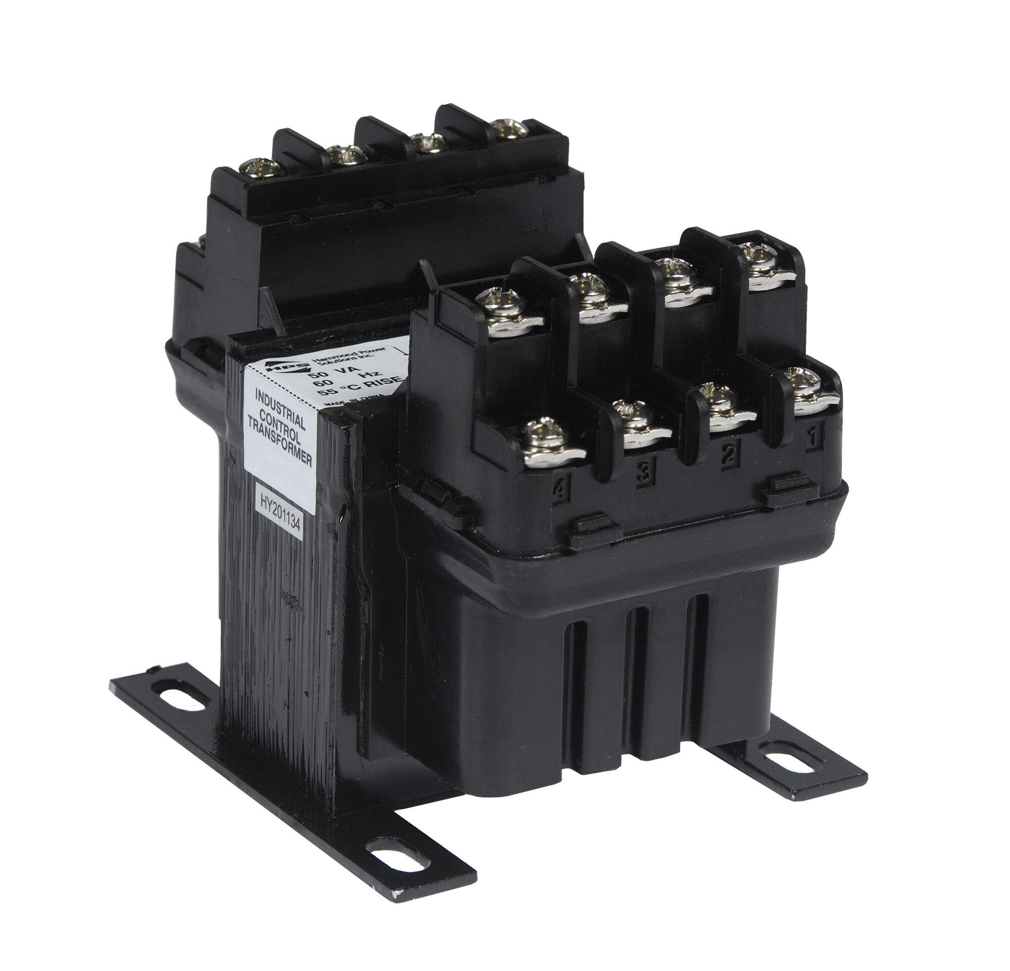 PH50MQMJ Imperator Industrial Molded Open Style Control Transformer, 240/480 V AC Primary, 120/240 VAC Secondary, 50 VA Power Rating, 50/60 Hz, 1 Phase