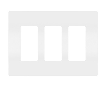 RWP263W radiant 3-Gang Screwless Wall Plate, White