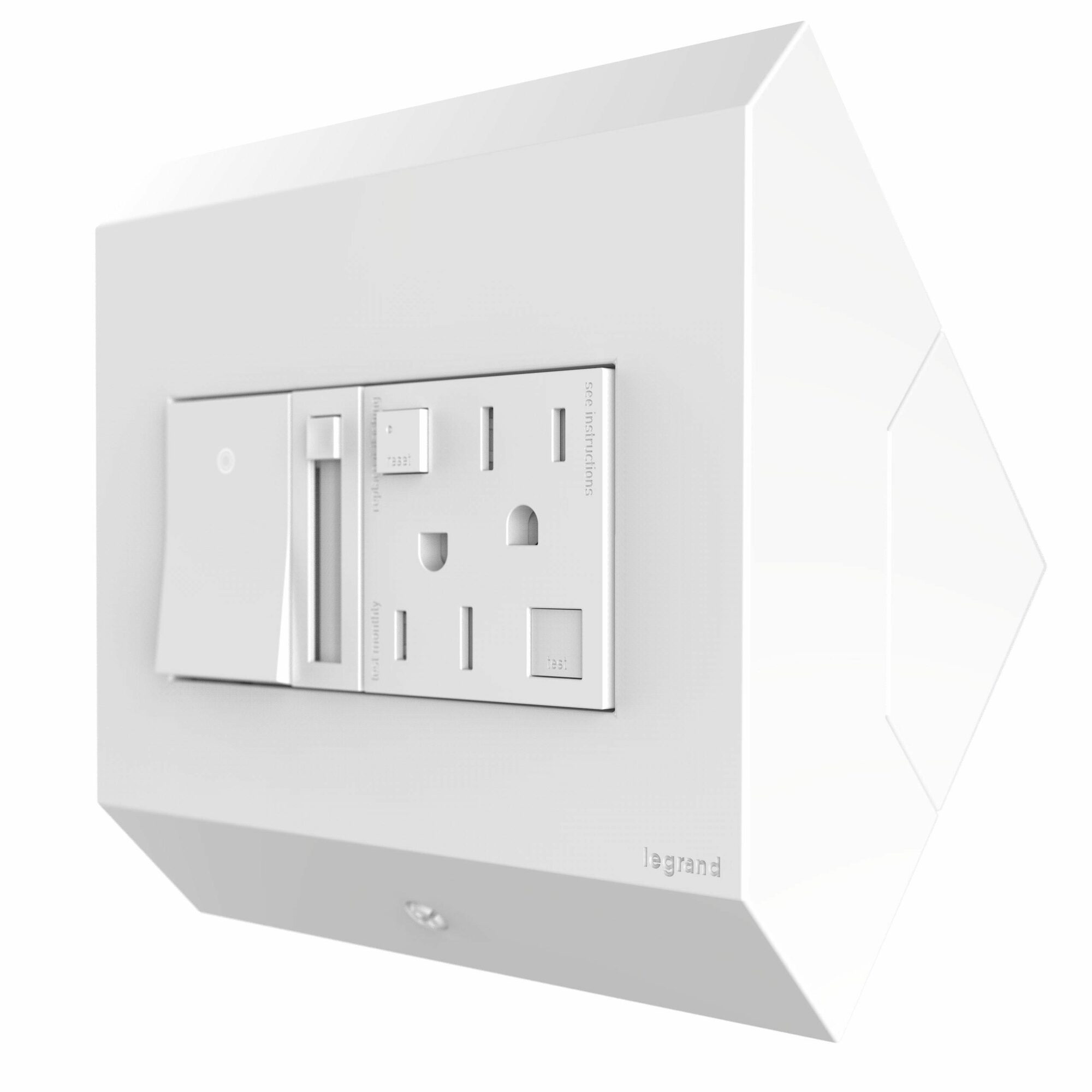 APCB6W2 Adorne Control Box, White