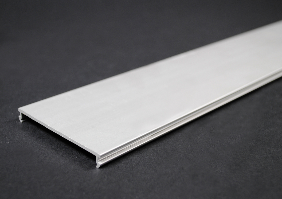 AL3300C-5 1-Channel Raceway Cover, 2-3/4 in L x 2-7/8 in W, Aluminum