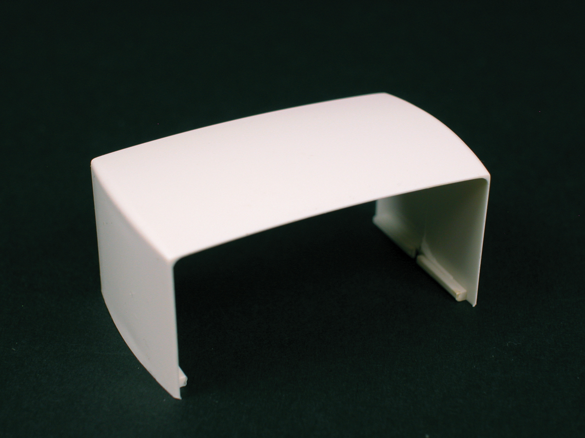 PN10F06V 1-Channel Non-Metallic Cover Clip, For Use With Eclipse PN10 600 V AC Surface Non-Metallic Raceway, Ortronics TracJack and Series II 600 V AC Module