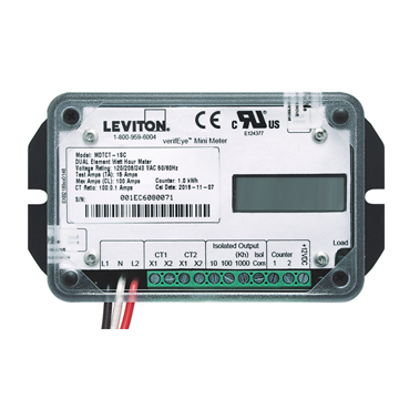 MDNCT-2NC VerifEye 3-Wire GEN3 Dual Element Pulse Output OEM Module, 120 V AC, 200 A, 50/60 Hz, 0.1 kW-hr Power Rating