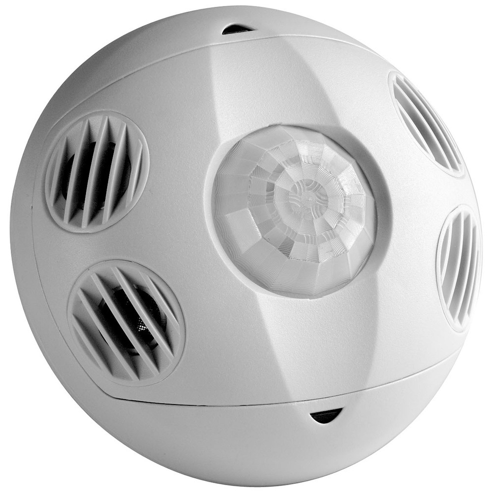 OSC20-MWW Auto Adapting Low Voltage Multi-Technology Walk Through Occupancy Sensor, 24 V DC, PIR/Ultrasonic Sensor, 2000 sq-ft Coverage, 180 deg Viewing