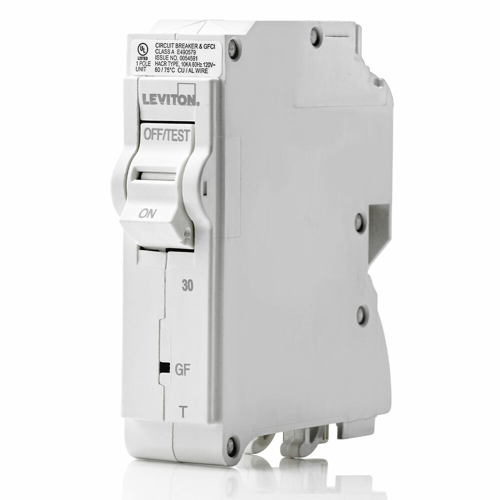 LB130-EPT GFPE Branch Circuit Breaker, 120 V AC, 30 A, 10 kA Interrupt, 1 Pole