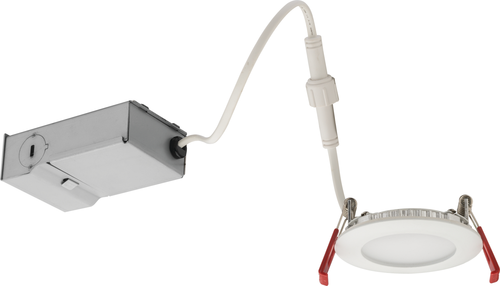 WF3 LED 40K MW M6 WF3 Dimmable Wafer Thin Recessed Downlight, 8 W Fixture, 3 in Ceiling Opening, 120 VAC, Aluminum Housing