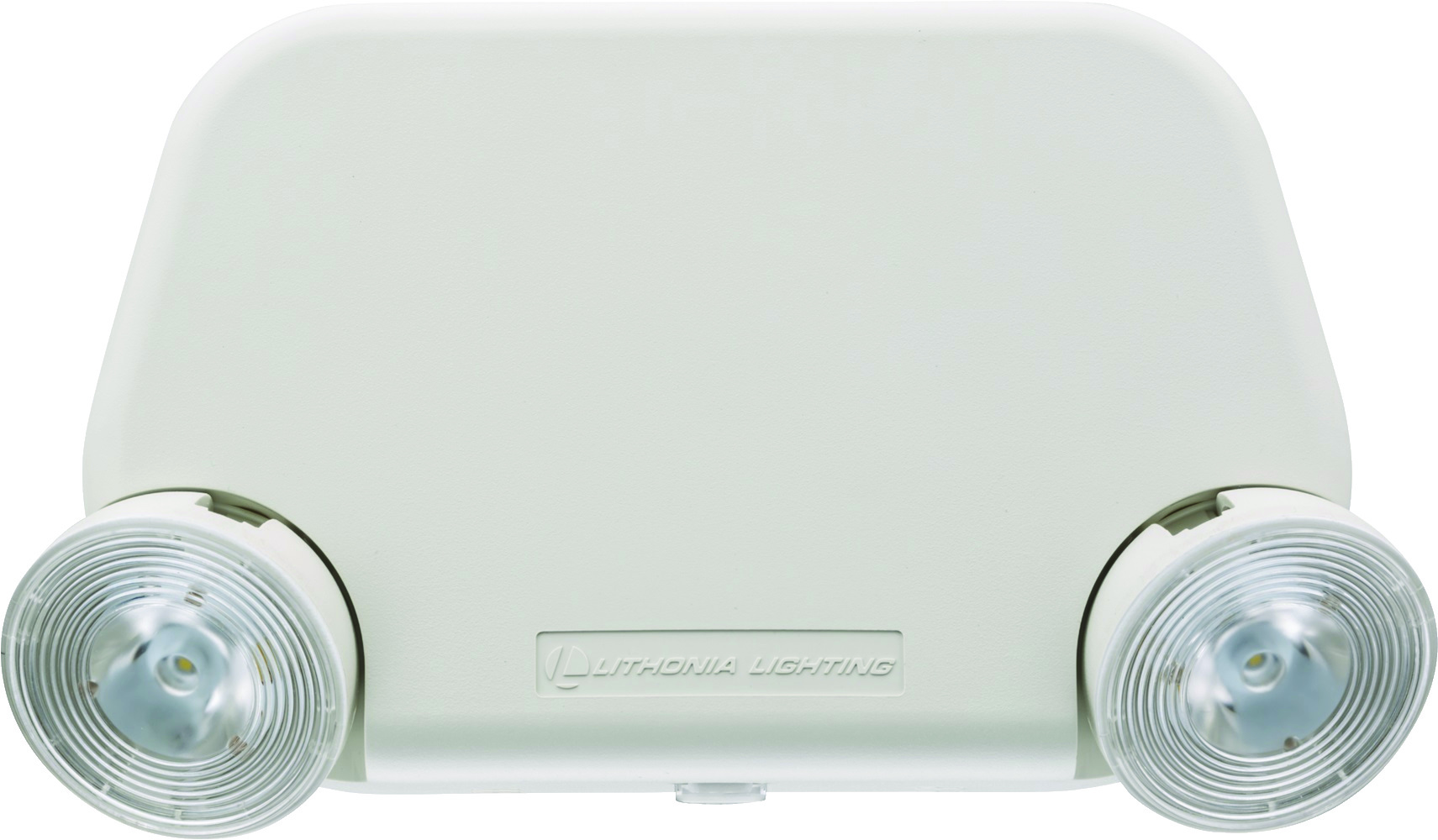 EU2L M12 EU2L Low Profile Emergency Lighting Unit, 1.5 W Lamp LED Lamp, 120/277 V AC, 2 Heads, Thermoplastic