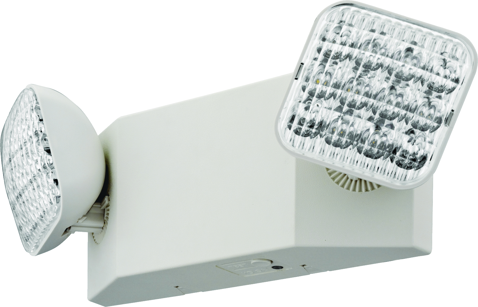 EU2C M6 Emergency Light, LED Lamp, 120/277 V AC, 2 Heads, Thermoplastic