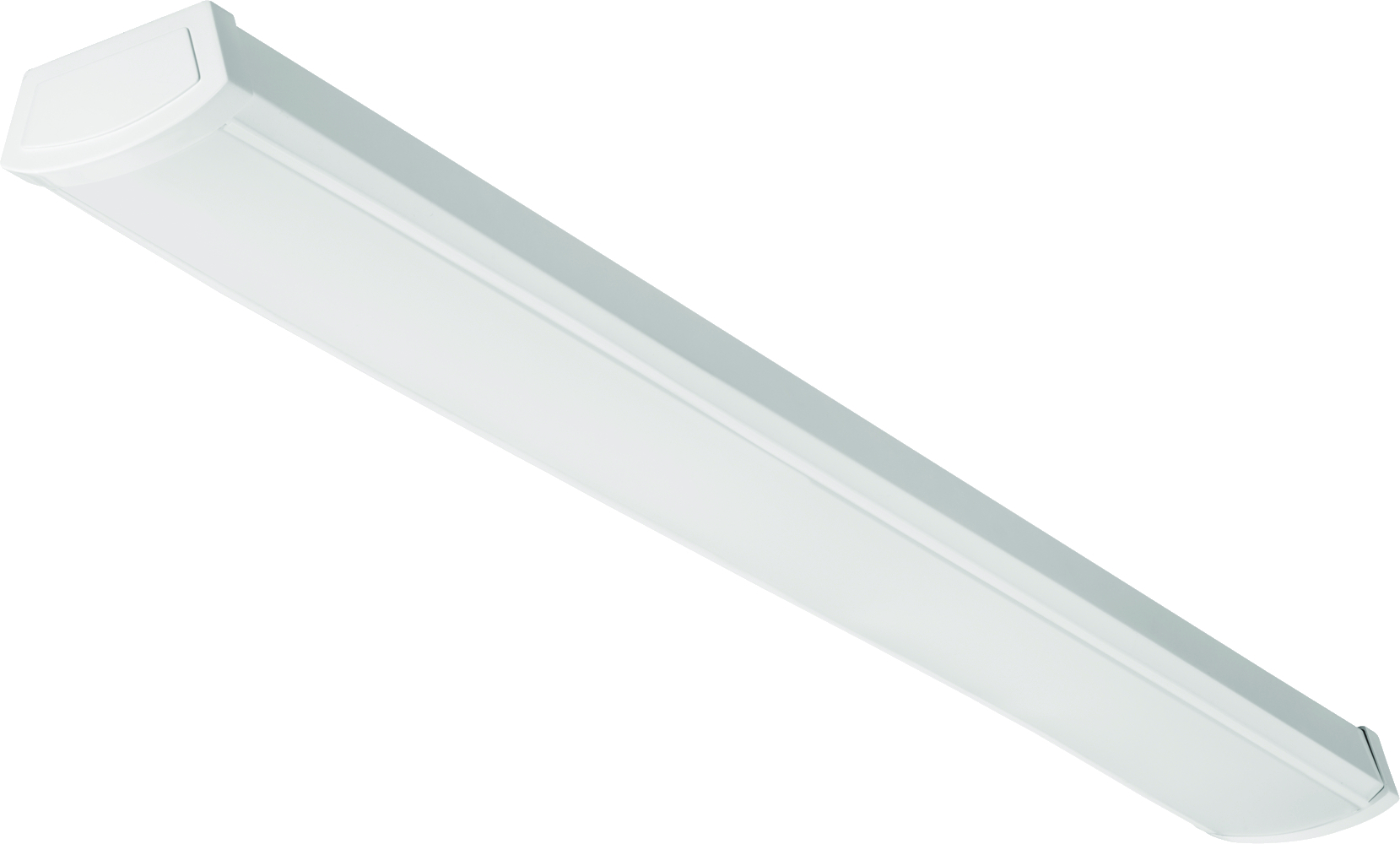 FMLWL 48 840 ZT MVOLT FMLWL Low Profile Rectangular Wraparound Light, 42 W Fixture, 120 to 277 V, Static White Housing