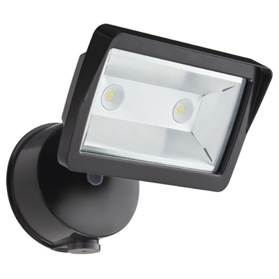 OLFL 14 PE DDB M4 Rectangular Flood Light, LED Lamp, 25 W Fixture, 120 V, Dark Bronze Housing