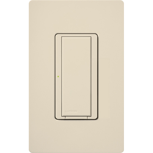 MRF2S-6ANS-LA Vive Maestro Wireless Switch, 6 Amp Light/3 Amp Fan, 1 Pole/Multi-Location, Neutral Required, 120V, Light Almond