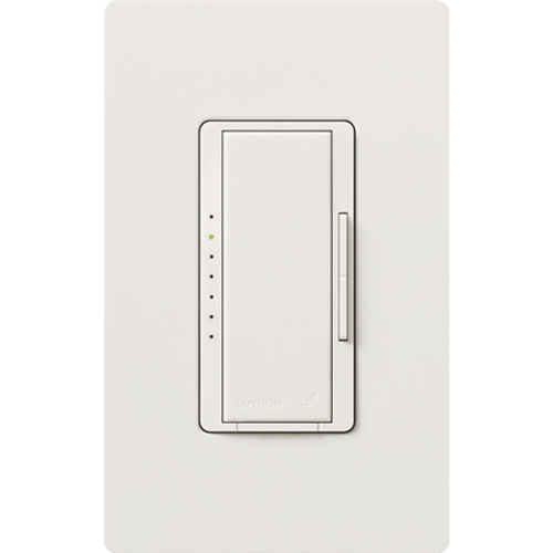 MRF2S-6CL-WH Vive Maestro Wireless LED+ Dimmer, 150W LED, 1 Pole/Multi-Location, No Neutral Required, 120V, White