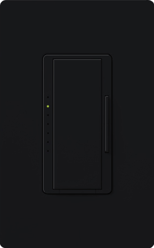 RRD-PRO-MN Maestro RF PRO LED+ Dimmer for RA2/RA3 Systems, Phase Selectable, LED/ ELV/ MLV, Neutral Optional, 120V, Midnight