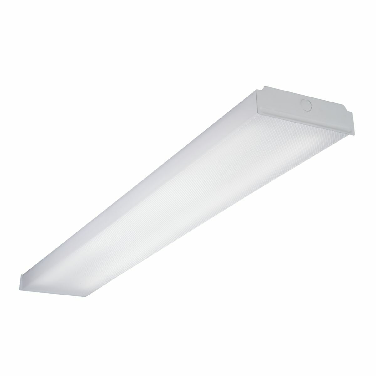 4WNLED-LD4-40SL-F-UNV-L840-CD1-U Metalux WNLED Utility Wraparound, (1) Lamp, 32.2 W Fixture, 120 to 277 V, White Enamel Painted Housing