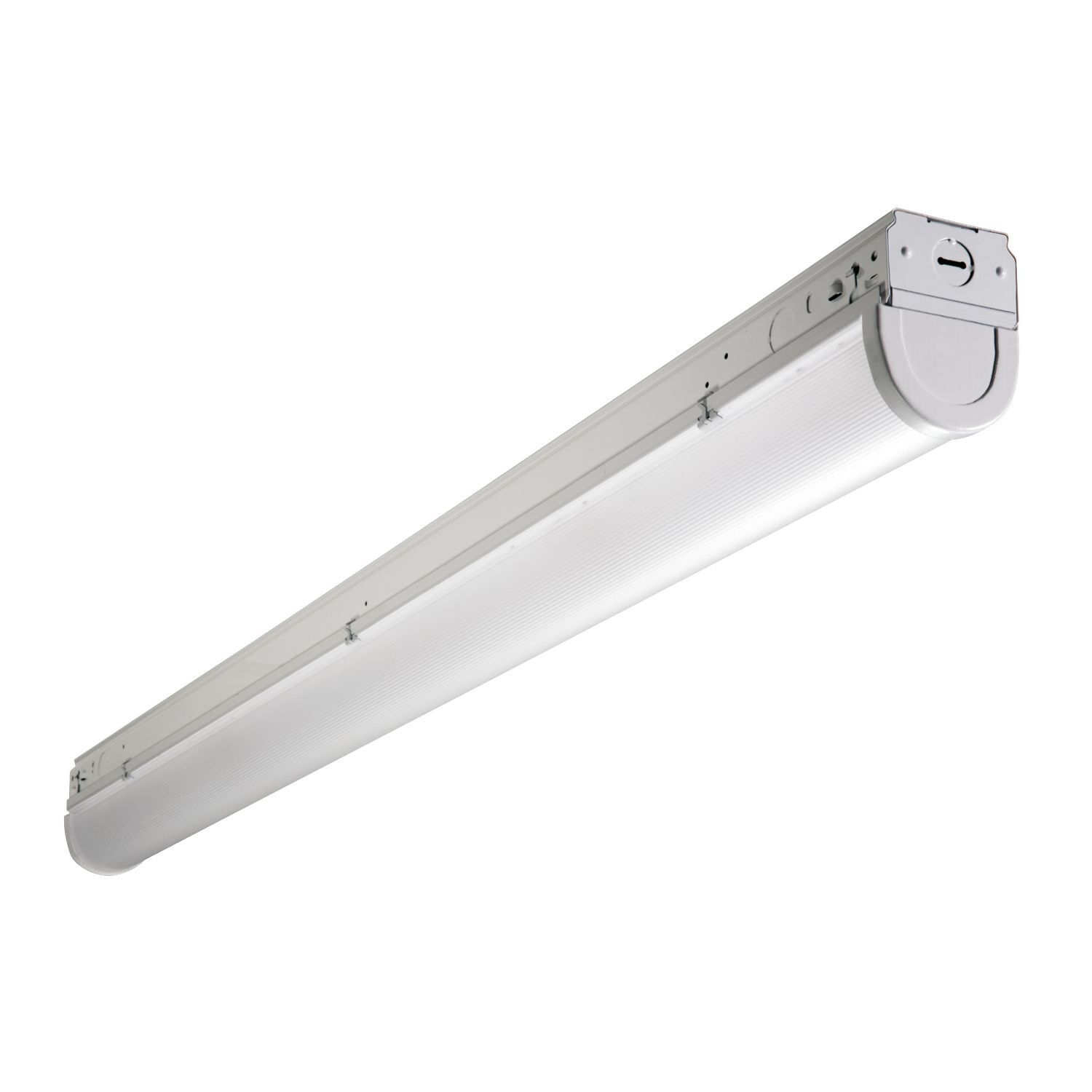 4SNLED-LD5-41SL-LW-UNV-L835-CD1-U Metalux SNLED Series Standard Lumens Commercial Linear Strip Light Fixture, LED Lamp, 35 W Fixture, 120 to 277 V AC, White Enamel/Iron Phosphate Housing