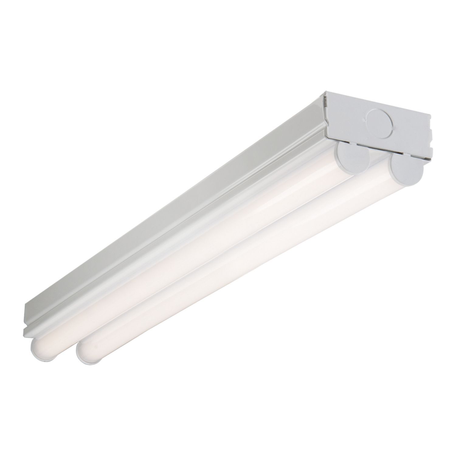 2ST2L2040R Metalux ST Series Non-Dimmable AP Linear Strip Light Fixture, (1) Lamps LED Lamp, 19 W Fixture, 120 to 277 V AC, White Powder Coated Housing