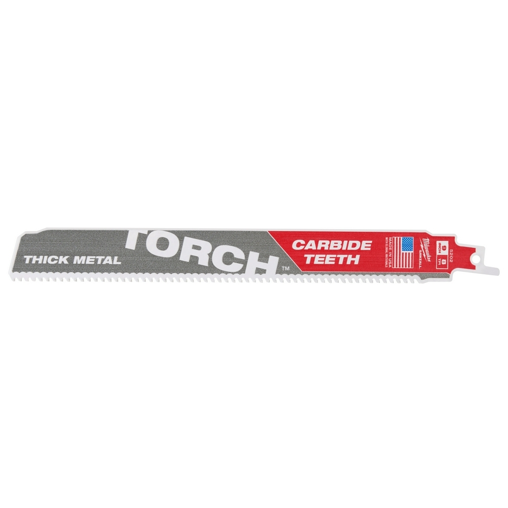 48-00-5302 Sawzall Torch Reciprocating Saw Blade, 9 in L x 0.05 in W, 7 TPI, Carbide Body