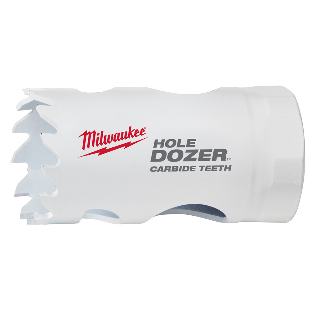 49-56-0708 Hole Dozer Hole Saw, 1-1/8 in Dia, 1.62 in D Cutting, Carbide Cutting Edge, 1/2-20 Arbor