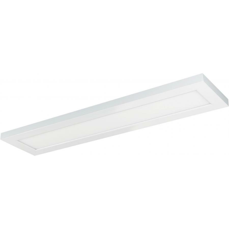 62-1055 Nuvo Blink Plus Low Profile Utility Surface Mount Fixture, (1) Lamp, 120-277 VAC, White Housing