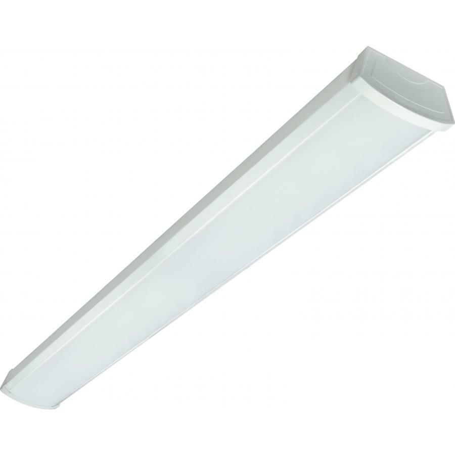 65-1084 Nuvo Signature Non-Dimmable Utility LED Ceiling Wrap Fixture, (1) Lamp, 120 to 277 V AC, White Housing