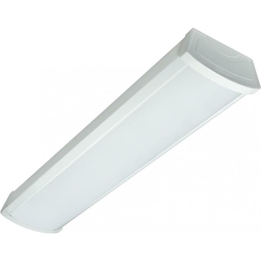 65-1081 Nuvo Signature Non-Dimmable Utility LED Ceiling Wrap Fixture, (1) Lamp, 120 to 277 V AC, White Housing