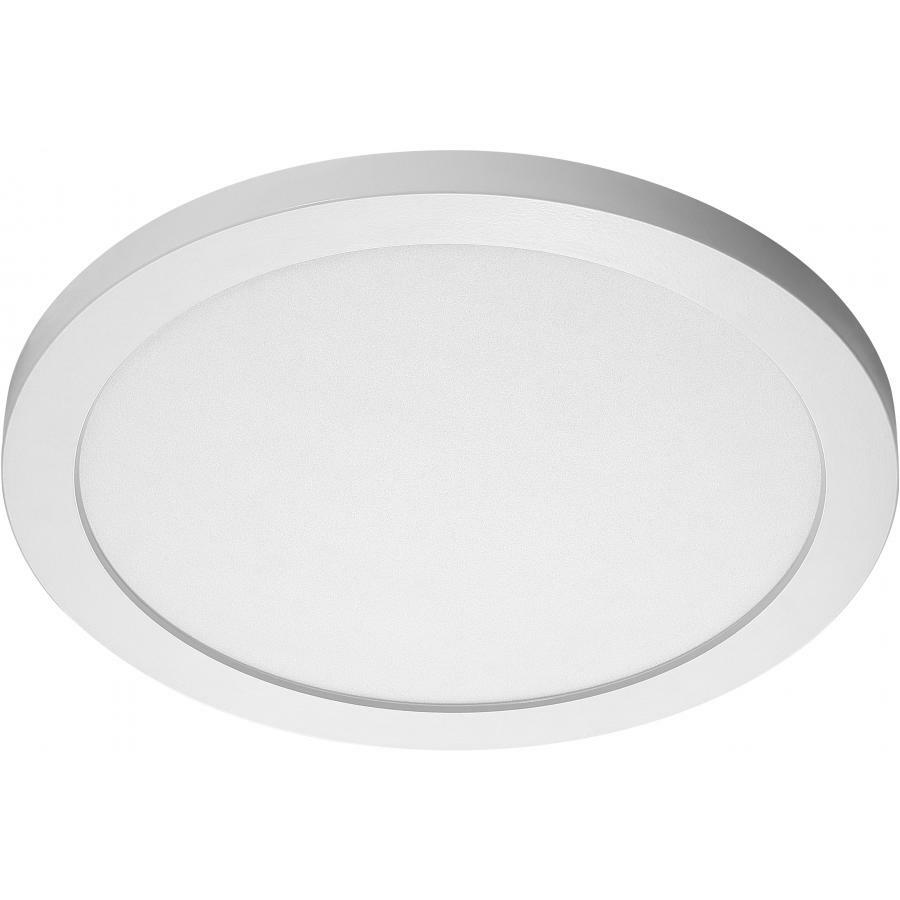 62-1291 Nuvo Blink Plus Flat Panel Dimmable Round Utility Flush Mount Fixture, (1) Lamp, 277 VAC