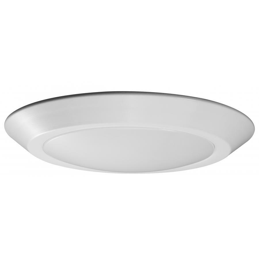62-1268 Nuvo Signature Close-to-Ceiling Dimmable High Lumen Utility Flush Mount Fixture, (1) Lamp, 120 VAC