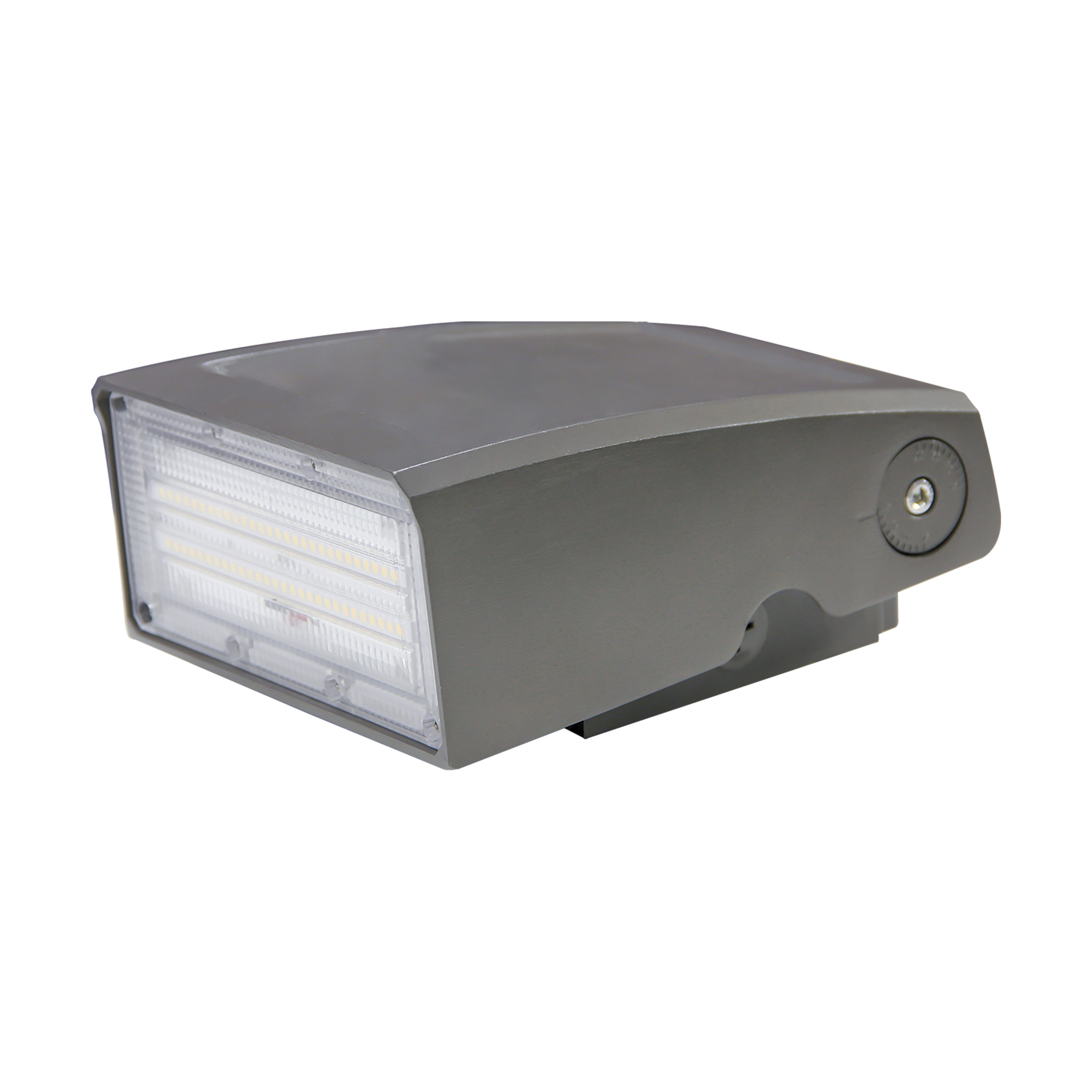 65-679 Nuvo Adjustable LED Wallpack, LED Lamp, 60 W Fixture, 120 to 277 V AC, Bronze Housing