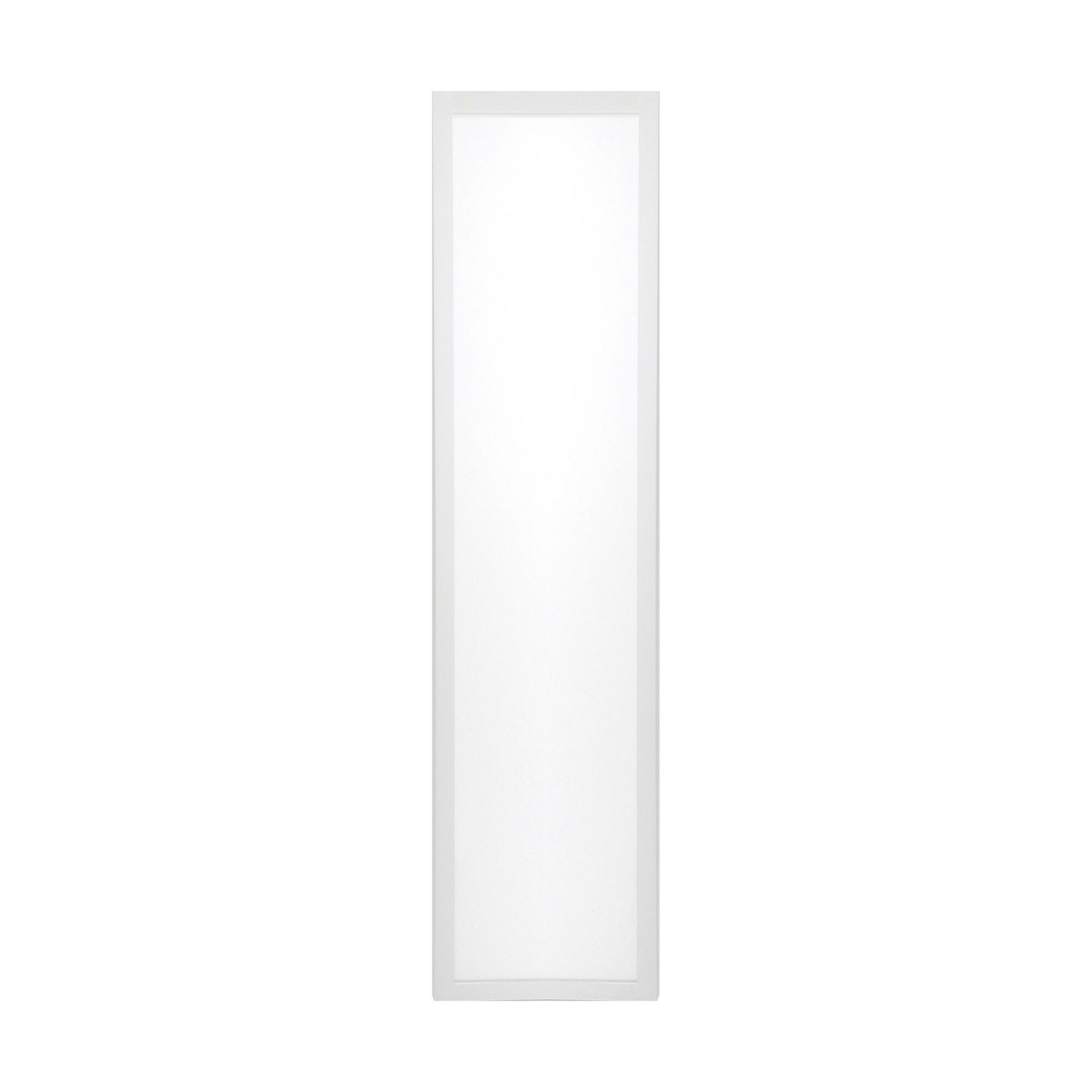 65-587 Nuvo Rectangular Emergency Flat Panel With Backup, LED Lamp, 100 to 347 V AC, Aluminum-Steel