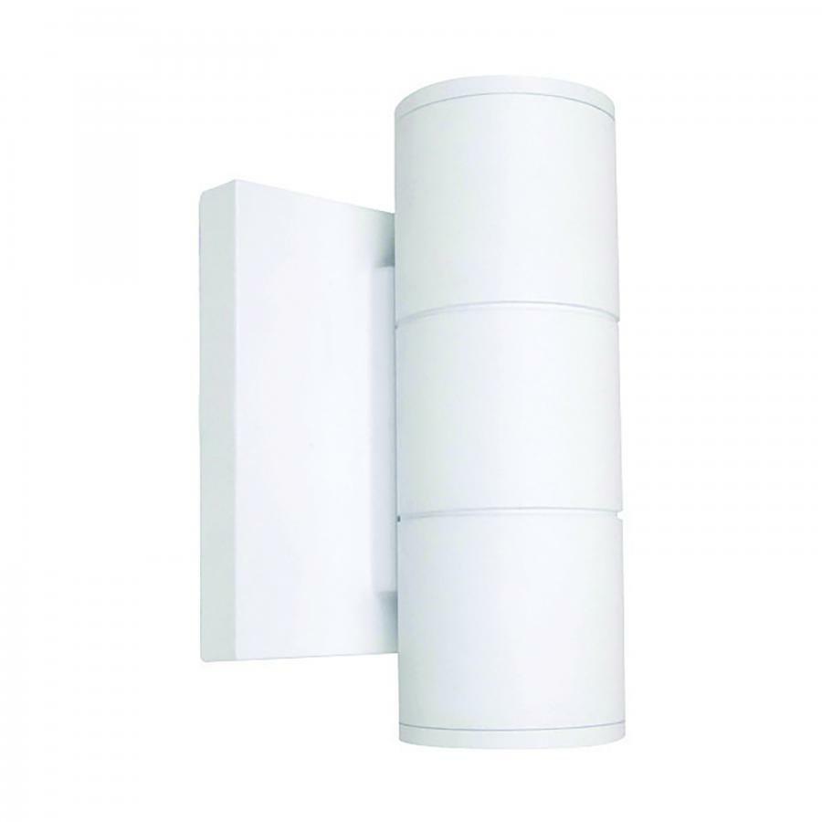 62-1141R1 Nuvo Non-Dimmable Small Utility Wall Sconce, (2) Lamp, 120-277 V, White Housing