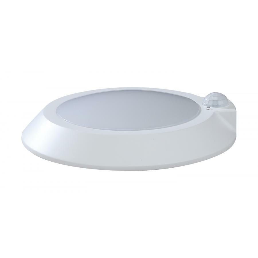 62-1312 Nuvo Dimmable Disc Light With Occupancy Sensor, 120 V, White Housing