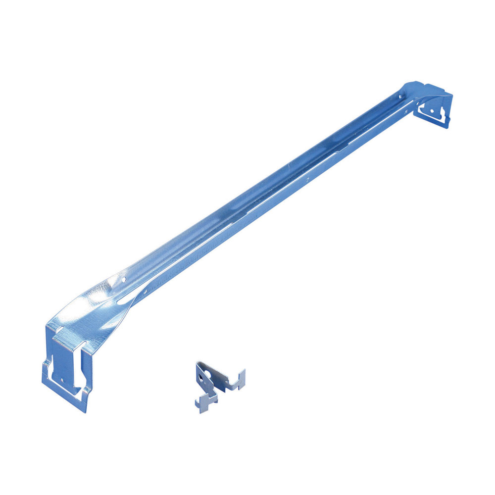 512HDEEP Heavy Duty T-Grid Box Hanger, For Use With 2-1/8 in D Box, 50 lb Load, Spring Steel/Steel